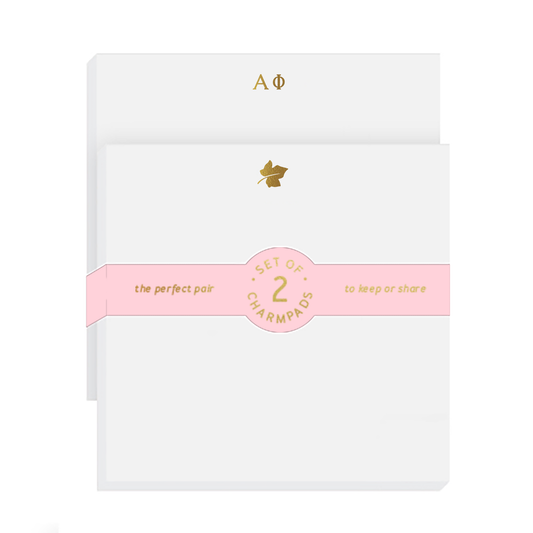 Alpha Phi Charmpad® 2 Pack